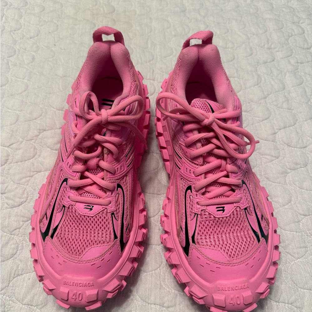 Balenciaga Bouncer Sneakers Women’s Size 10 Chunky Sole Pink Stunning - Picture 4 of 14